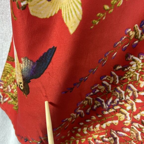 Natori Silk Slip Casual Fancy Tank Sleeveless Boho Japanese Bright Color Dress - Picture 9 of 16